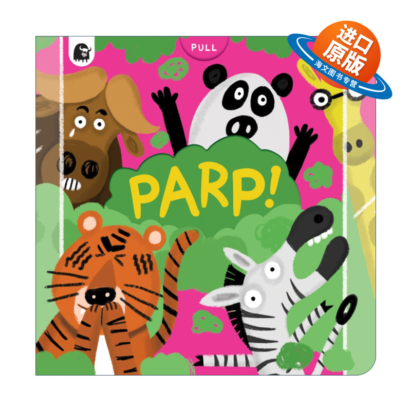 英文原版绘本 Parp 帕普 是谁放屁 儿童动物绘本 英文版 进口英语原版书籍