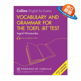英文原版 Vocabulary and Grammar for the TOEFL iBT Test 新托福词汇和语法 改革版第三版 含在线音频 英文版 进口英语原版书籍