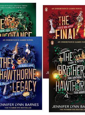 英文原版 The Inheritance Games 遗产游戏1-4册 Jennifer Lynn Barnes畅销悬疑系列 英文版 进口英语原版书籍