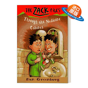 英文原版 The Zack Files02 Through the Medicine Cabinet 札克档案系列02 儿童冒险章节桥梁书 Dan Greenburg 英文版 进口英语书