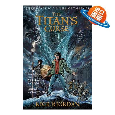 英文原版 Percy Jackson and the Olympians The Titan's Curse The Graphic Novel 波西杰克逊与奥林匹斯图像小说3 进口英语书籍