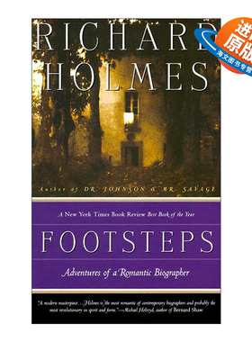 英文原版 Footsteps 足迹 一个浪漫传记作家的伟大冒险 Richard Holmes 英文版 进口英语原版书籍