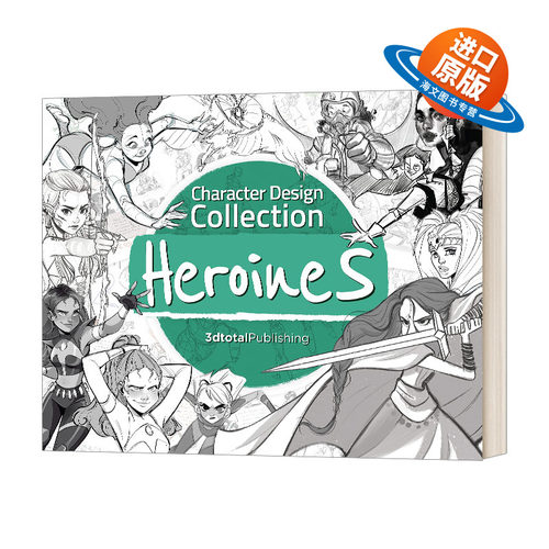 英文原版 Character Design Collection Heroines 角色设计集 女英雄 英文版 进口英语原版书籍