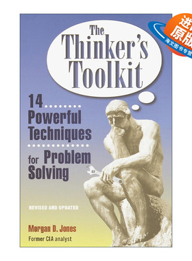 英文原版 The Thinker's Toolkit 思想者的工具箱 解决问题的14种强大技巧 决策指南 Morgan D. Jones 英文版 进口英语原版书籍