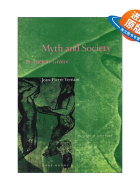 英文原版 Myth and Society in Ancient Greece 古希腊神话与社会 Jean-Pierre Vernant让-皮埃尔·韦尔南英文版进口英语原版书籍