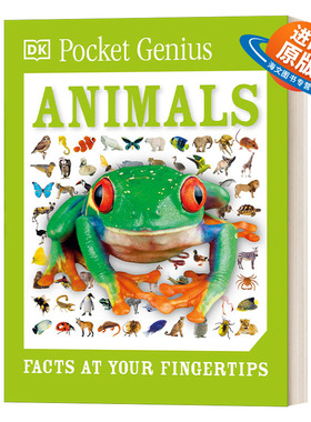 英文原版 Pocket Genius Animals Facts at Your Fingertips DK百科知识口袋书 口袋天才系列 动物 英文版 进口英语原版书籍