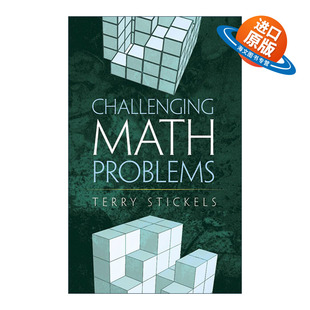 英文原版 Challenging Math Problems 挑战数学难题 谜题及其解析 美国智力游戏开发者Terry Stickels 英文版 进口英语原版书籍