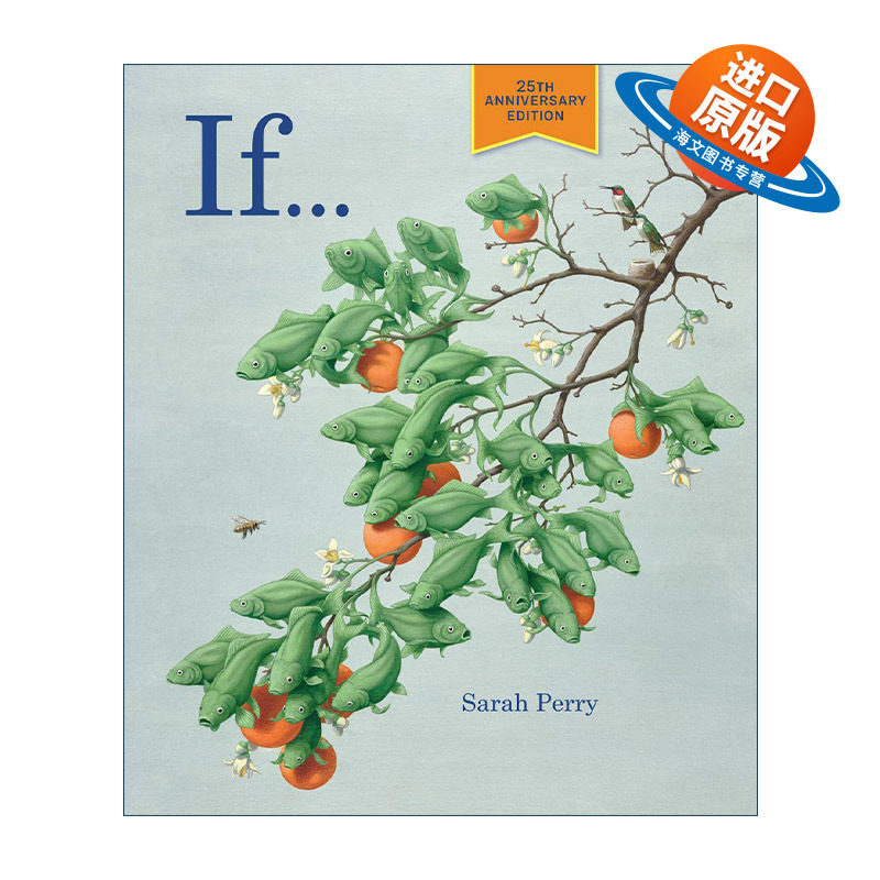 英文原版 If 如果 25周年纪念精装收藏版 儿童绘本 埃塞克斯之蛇作者Sarah Perry莎拉·佩里 英文版 进口英语原版书籍