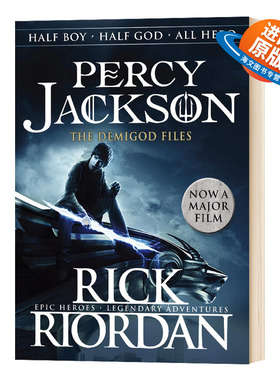 英文正版 波西杰克逊 缺爱的半神 Percy Jackson The Demigod Files 电影封面 英文原版科幻小说故事 进口文学英语书籍