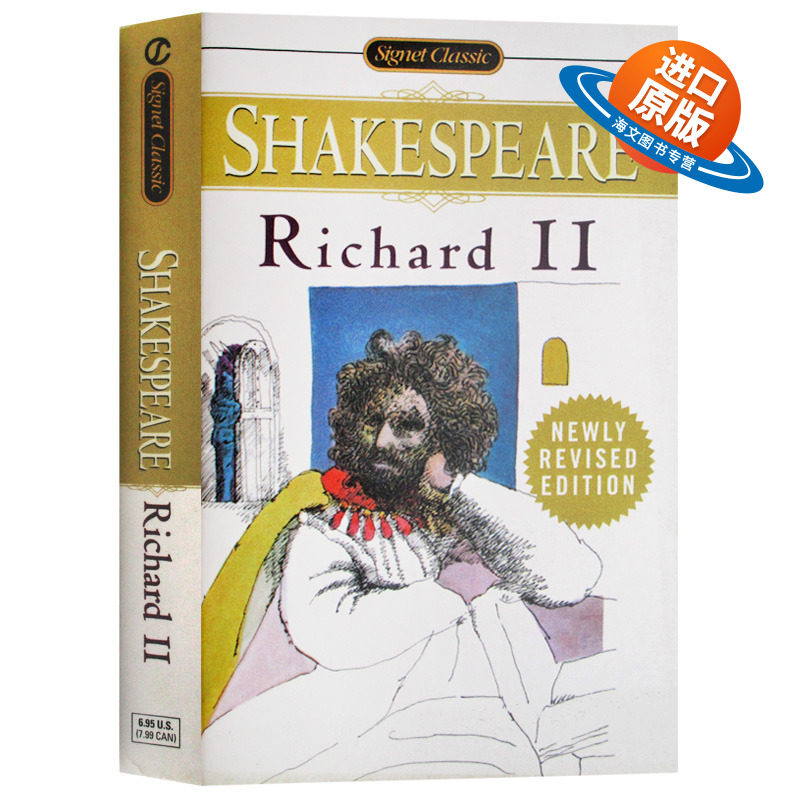 正版 理查二世 英文原版 Richard II 英文版 Shakespeare 莎士比亚经典戏剧 英国历史剧 BBC空王冠系列 进口书