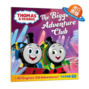 Friends 书籍 进口英语原版 托马斯小火车 Thomas 冒险俱乐部 Biggest the 英文版 英文原版 Adventure 儿童故事纸板书 Club