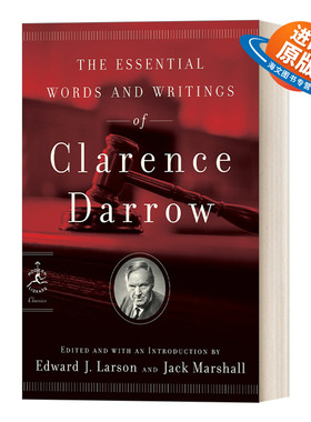 英文原版 The Essential Words and Writings of Clarence Darrow 克拉伦斯达罗的基本词汇和著作 兰登书屋现代图书馆 进口书