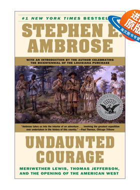 英文原版 Undaunted Courage 无畏的勇气 杰斐逊总统 刘易斯 美国西部的探索 英文版 进口英语原版书籍