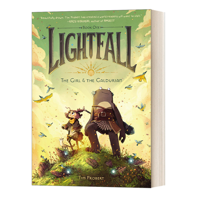 英文原版 Lightfall 1 The Girl and the Galdurian  光陨1 少女与加杜里安 全彩漫画小说 英文版 进口英语原版书籍