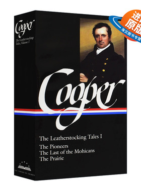 英文原版 精装小说 James Fenimore Cooper 詹姆斯·费尼莫尔·库珀 皮袜子故事集第1卷 精装 英文版 进口英语原版书籍