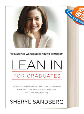 英文原版 Lean In For Graduates 向前一步 谢丽尔?桑德伯格 英文版 进口英语原版书籍