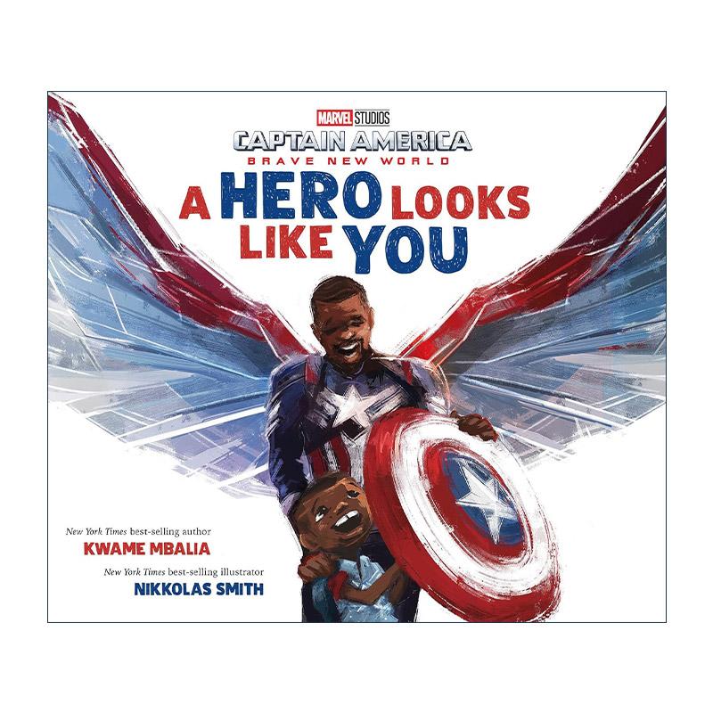 英文原版 Captain America Brave New World 美国队长4 美丽新世界 英雄如你 电影版 儿童漫威漫画 精装 英文版 进口英语原版书籍