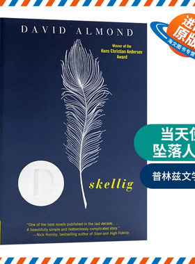 当天使坠落人间 英文原版小说 Skellig 普林兹文学奖 英文版青少年英语课外阅读 David Almond 戴维阿蒙德 进口原版书籍