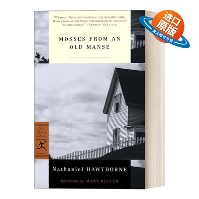 英文原版 Mosses from an Old Manse 古屋青苔 Nathaniel Hawthorne纳撒尼尔 霍桑 兰登书屋现代图书馆经典系列 英文版 进口书籍