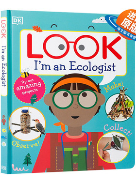 英文原版 Look I'm An Ecologist 看 我是个生态学家 精装 英文版 进口英语原版书籍儿童外文书