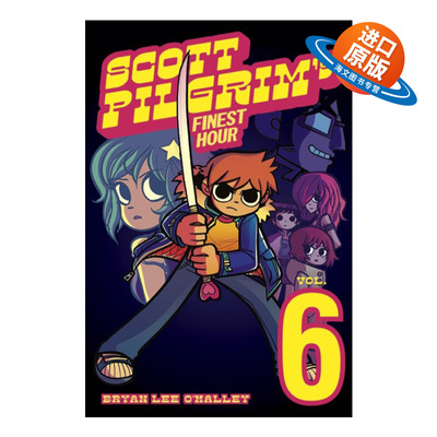 英文原版 Scott Pilgrim Vol.6 Scott Pilgrim's Finest Hour 歪小子斯科特卷六 布莱恩漫画 英文版 进口英语原版书籍