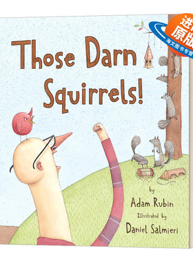 英文原版 Those Darn Squirrels! 可恶的松鼠们 儿童趣味幽默英语启蒙读物 Adam Rubin 英文版 进口英语原版书籍