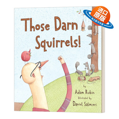 英文原版 Those Darn Squirrels! 可恶的松鼠们 儿童趣味幽默英语启蒙读物 Adam Rubin 英文版 进口英语原版书籍