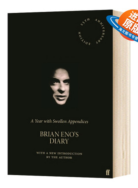 英文原版 精装 A Year With Swollen Appendices 布莱恩·伊诺日记散文集 英文版 进口英语原版书籍