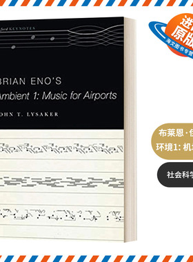 英文原版 Brian Eno's Ambient 1 Music for Airports 布莱恩 伊诺的环境1 机场音乐 英文版 进口英语原版书籍