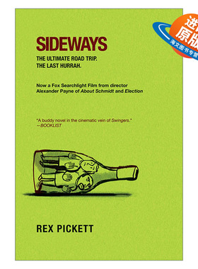 英文原版 Sideways 杯酒人生 小说 英文版 进口英语原版书籍