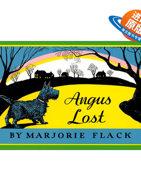 英文原版绘本 Angus Lost 安格斯迷路了  安格斯系列 儿童绘本 凯迪克奖得主Marjorie Flack 英文版 进口英语原版书籍