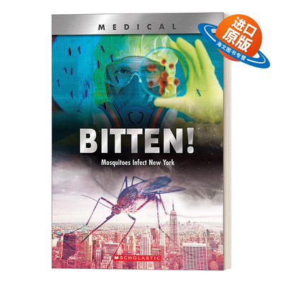 英文原版 Bitten Mosquitoes Infect New York Xbooks系列 蚊叮虫咬 蚊子感染纽约 科普知识绘科普读物 英文版 进口英语原版书籍