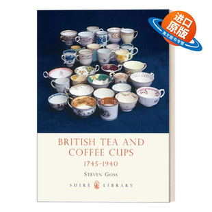 英文原版 British Tea and Coffee Cups 英国茶杯和咖啡杯 英文版 进口英语原版书籍