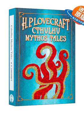 英文原版 H. P. Lovecraft Cthulhu Mythos Tales 克苏鲁神话故事 软精装皮质封面词云经典Crafted Classics 进口英语原版书籍
