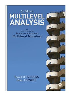 英文原版 Multilevel Analysis 多层次分析 基础及进阶多层次模型导读 英文版 进口英语原版书籍