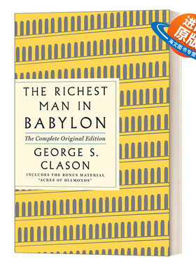 英文原版 The Richest Man in Babylon - A GPS Guide to Life 巴比伦富翁的理财课 有史以来完美的致富手册 英文版 进口英语书