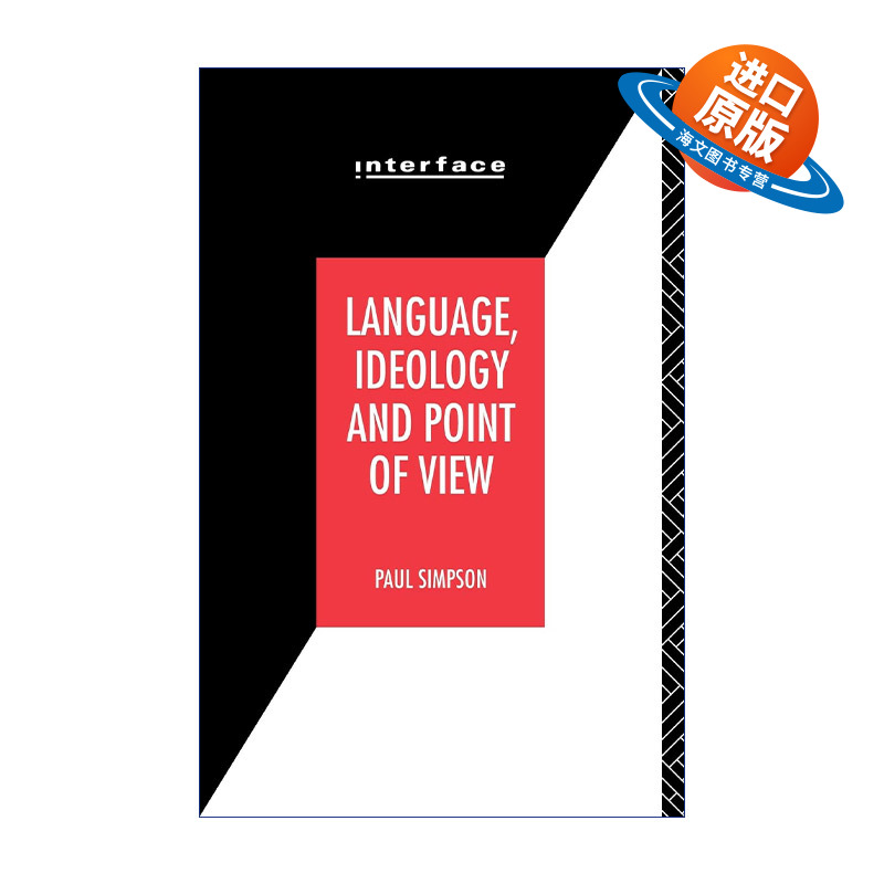 英文原版 Language Ideology and Point of View 语言 意识形态和观点 英文版 进口英语原版书籍