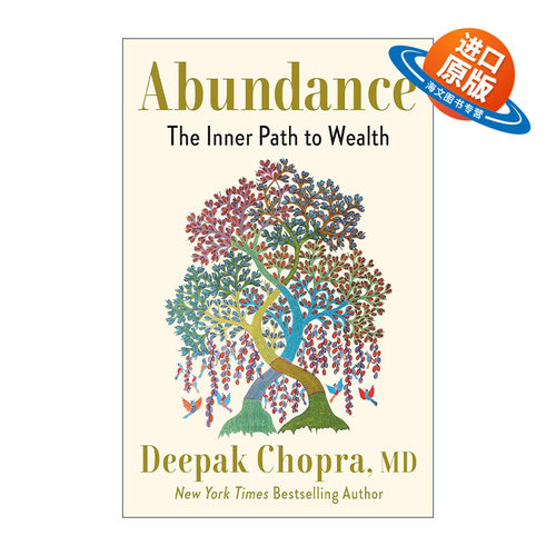 英文原版 Abundance 富足 通往财富的内在之路 自我提升 驱动力 Deepak Chopra 英文版 进口英语原版书籍