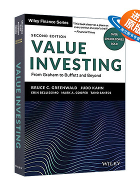 英文原版 Value Investing 21世纪价值投资 第2版 从格雷厄姆到巴菲特的价值投资策略 英文版 进口英语原版书籍