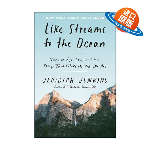 英文原版 Like Streams to the Ocean 像溪流流向海洋 关于自我 爱和造就我们的事物的笔记 传记 Jedidiah Jenkins 进口英语书籍