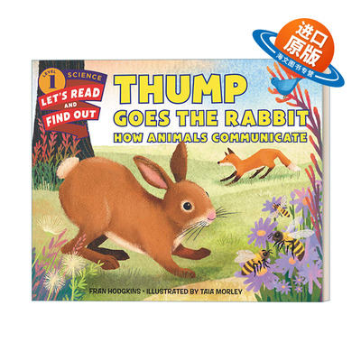 英文原版 Let's Read and Find Out 1 Thump Goes the Rabbit 自然科学启蒙L1 动物们怎么交流 英文版 进口英语原版书籍