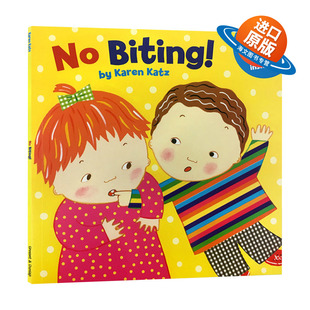 不许咬人 卡伦卡茨系列 儿童生活行为养成习惯启蒙绘本 英文原版 进口英语原版 Biting 英文版 书籍