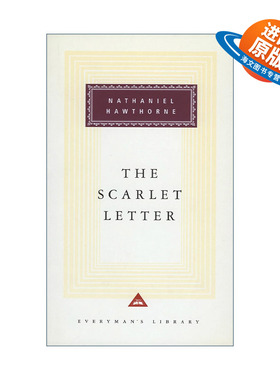 英文原版 The Scarlet Letter 红字 霍桑 Everyman精装收藏版 英文版 进口英语原版书籍