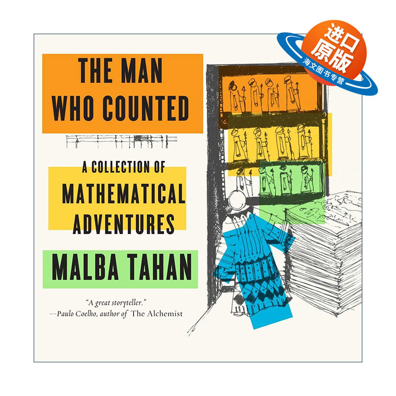 英文原版 The Man Who Counted 数学天方夜谭 奇幻的经典数学冒险故事 Malba Tahan 英文版 进口英语原版书籍