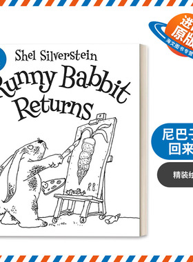 英文原版绘本 Runny Babbit Returns 尼巴子兔回来了 谢尔希尔弗斯坦 精装绘本 英文版 进口英语原版书籍