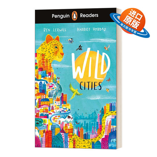 英文原版 Penguin Readers Level 2 Wild Cities ELT Graded Reader 企鹅分级阅读2 狂野之城 英文版 进口英语原版书籍