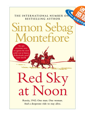 英文原版小说 Red Sky at Noon 正午的红色苍穹 西蒙·塞巴格·蒙蒂菲奥里 耶路撒冷三千年作者 英文版 进口英语原版书籍