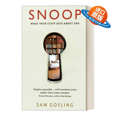 英文原版 Snoop 看人的艺术 11种以物识人术，看人看到骨子里 英文版 进口英语原版书籍