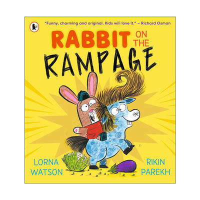 英文原版 Rabbit on the Rampage 狂暴的兔子 儿童幽默趣味动物故事绘本 英文版 进口英语原版书籍