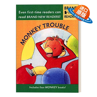 英文原版绘本 Monkey Trouble Brand New Readers 猴子的麻烦 儿童绘本 Candlewick分级读物 英文版 进口英语原版书籍